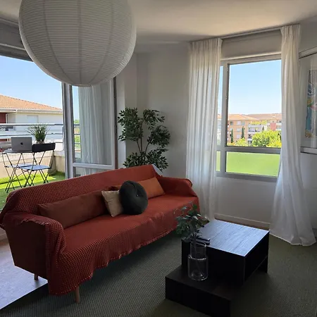 Apartmán Grand T4 Lumineux Avec Balcon Traversant - 3 Chambres, Vue Degagee - Parking Privee - Metro 5 Min - Proche Centre *